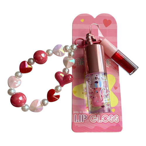 💕 2-in-1 Lip Gloss Bracelet