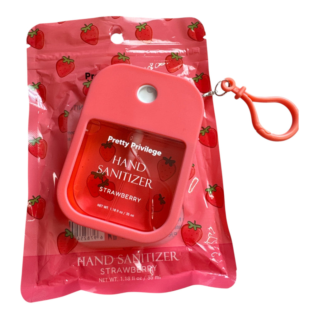 🍓 Fruit Pocket-Size Hand Sanitizer Keychain