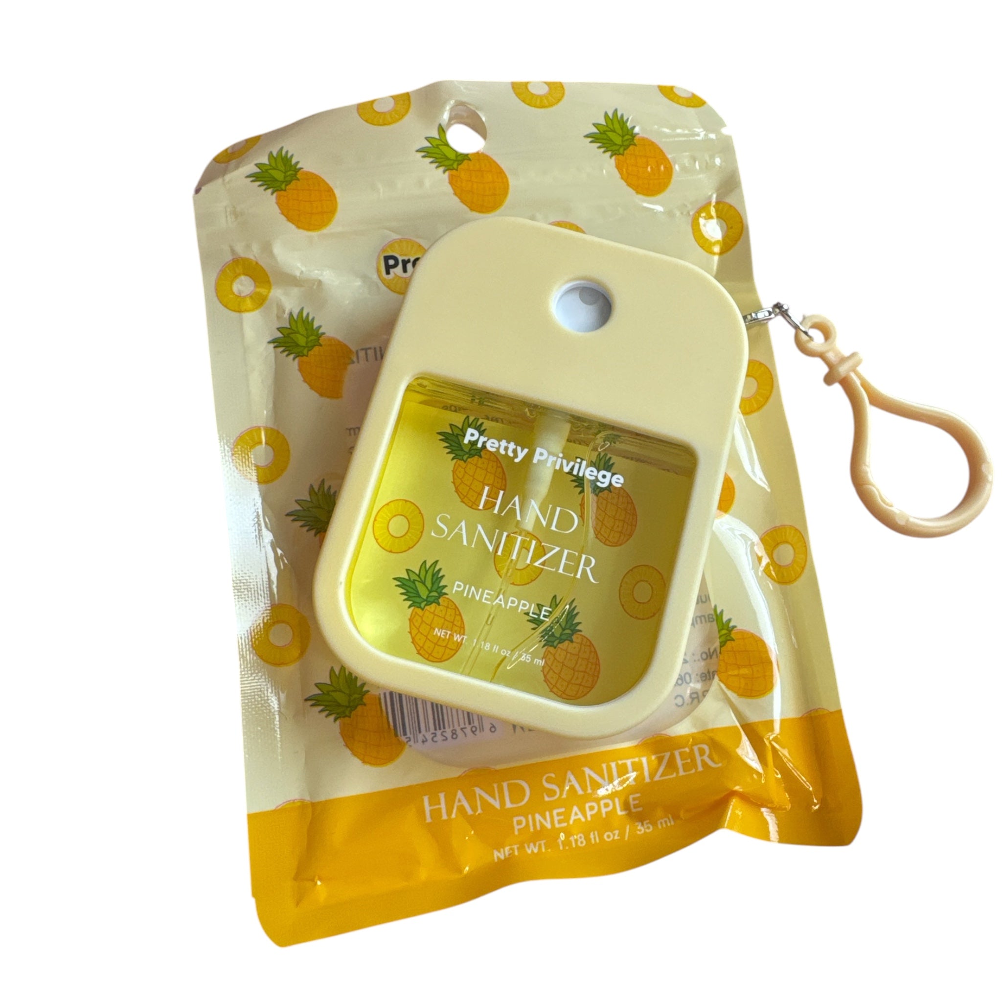 🍓 Fruit Pocket-Size Hand Sanitizer Keychain