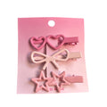🎀 Cute Pink Hair Clip Set 🎀