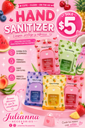 Fruit Hand Sanitizer (1) Randomly Selected